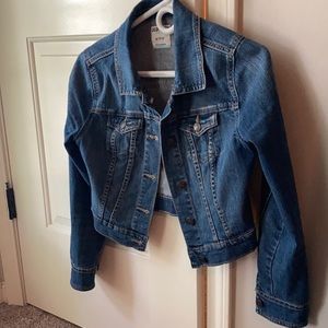 Cropped old navy denim jacket